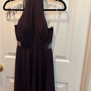 JCPenney Elegant Black Halter Backless Dress